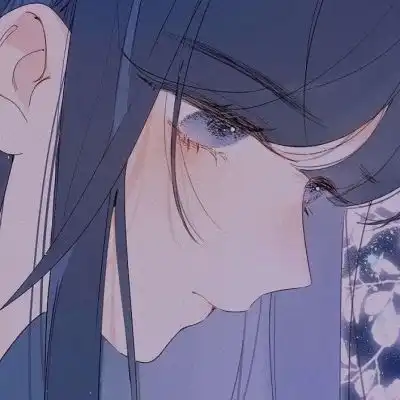 客桥.唯美蓝色系动漫女头温柔是卡通动漫头像我要个性网