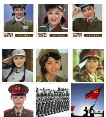 解放路上又一道靓丽风景顺通美女戎装俏