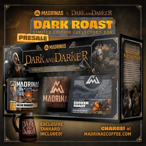 游戏仍无消息darkanddarker推出定制咖啡套装
