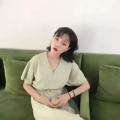 女生头像绿色系个性气质女生头像大全