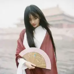 古风头像女唯美孤傲红衣孤寂伤感真人图片