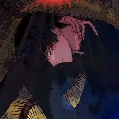 唐崎夜雨优质手绘男生头像