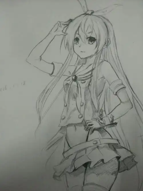动漫人物素描图片谁有