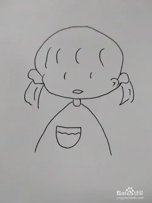 q版女生头像的简单画法