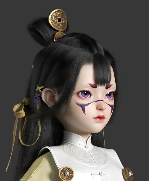 国人cg艺术家sensenwu作品欣赏34p卡通写实角色头像