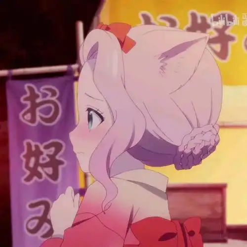 动漫女生头像你是微笑里的甜