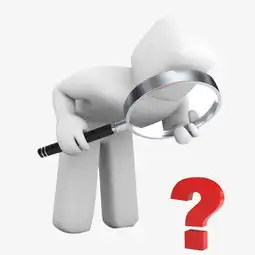 拿着放大镜找问题的3d小人素材图片免费下载高清图标png千库网图片编号5353944