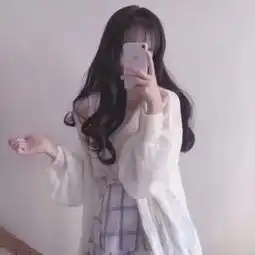 韩系长头发女生头像