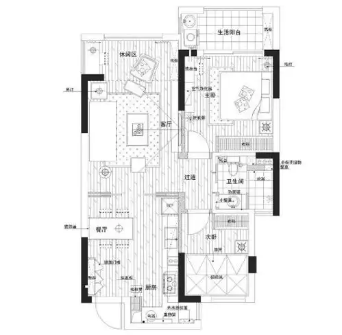 80m2北欧,有质感有格调