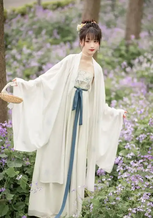被竹林风汉服美到了,淡雅又仙气,穿上就是温柔动人的小仙女
