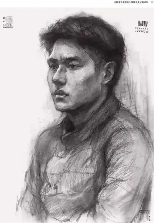 言志美术艺术研习社国美高分卷赏析画成什么样可以在国美初试拿高分