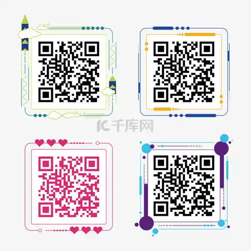 极简二维码边框扫码框素材图片免费下载千库网