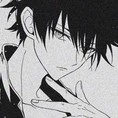 ins黑白漫画男头
