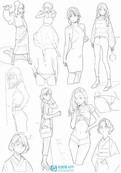 如何画好素描人物简单素描动漫人物画法