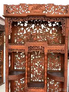 花梨木葫芦博古架