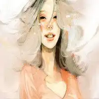 强颜欢笑的动漫女头像微信头像图片大全