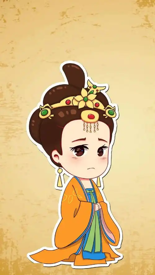 古风q版素材与线稿