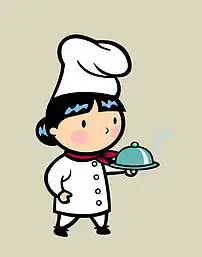 手绘卡通人物简笔插画儿童小女孩厨师图片素材ai模板下载0.28mb其他大全人物形象
