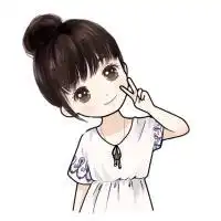 黑色背景的动漫姐妹头像