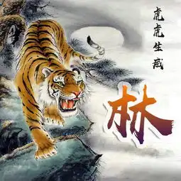 霸气虎虎生威姓氏微信头像,你的微信头像要换一下了,喜欢请带走