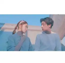 韩系白边情侣双人头像
