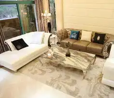 优雅品味装修设计案例2套气质女性85平小复式家