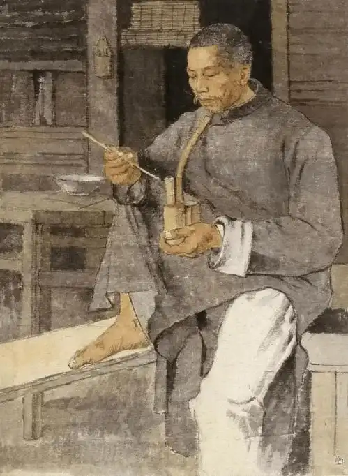 他被徐悲鸿赞为中国画素描第一人,大师级作品震撼人心