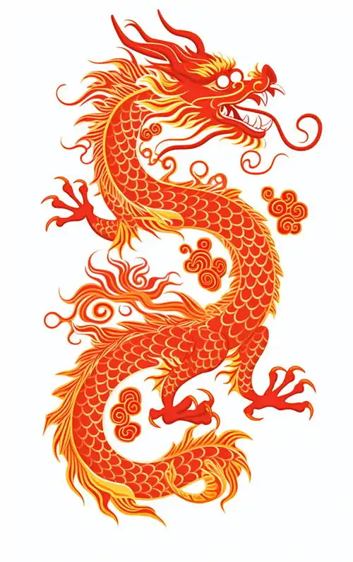 新年龙年素材图片插画背景广告素材下载至来源处