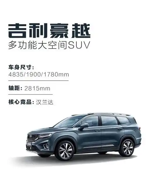 吉利官方正式宣布,旗下全新中型suvvx11的中文定名为豪越