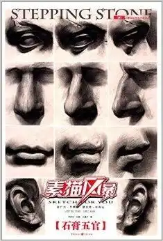 素描风暴系列美术丛书石膏五官