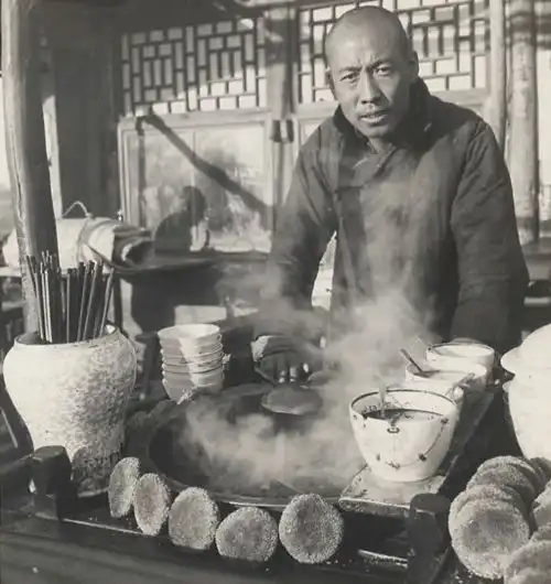 100年前的中国地摊