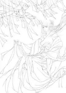 线稿古风古风女子线稿大全,漫画上堆糖,美好生活研究所