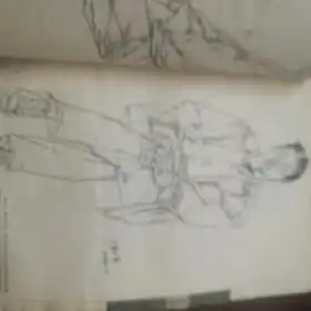 韩玮人物动态速写