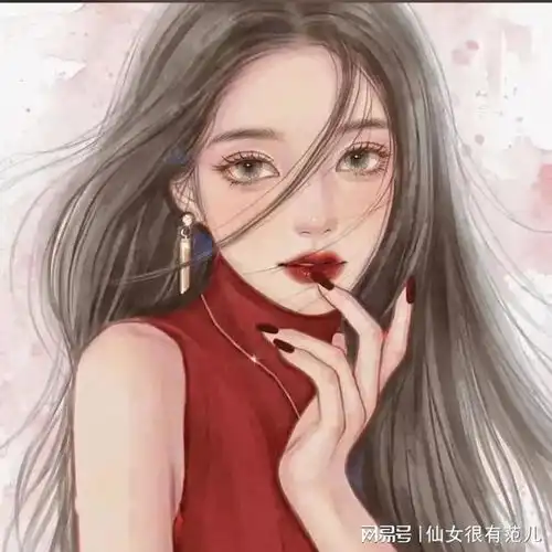 手绘动漫女头像