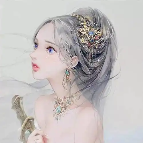 氛围感超绝的手绘动漫闺蜜头像