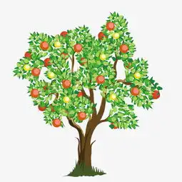 果树素材图片免费下载高清卡通手绘psd千库网图片编号5245954