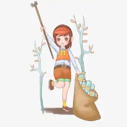 手绘志愿者卡通人物插画图片素材其他格式下载动漫人物大全