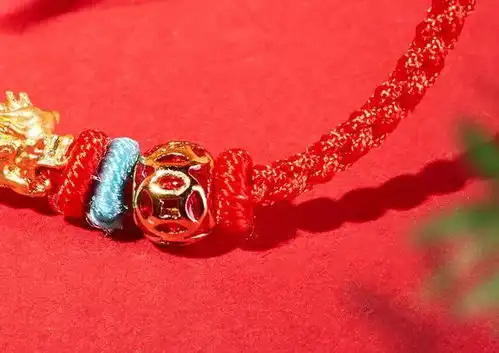 这才是新年要戴的红绳招财求好运纳福禄,红红火火一整年