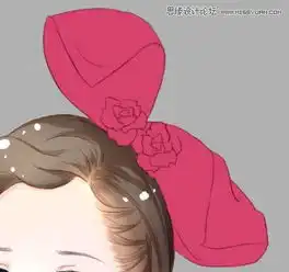 photoshop绘制可爱风格的美女q版头像