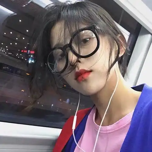黑色粗框简约近视镜女学生韩版网红防蓝光辐射大框眼镜