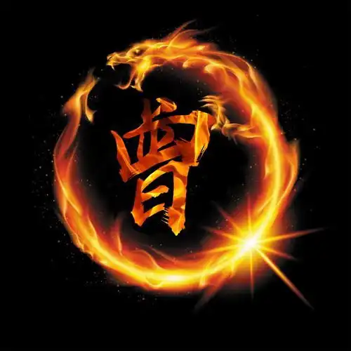 2019年超炫酷火焰龙姓氏头像,进来领走你的专属头像