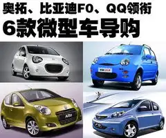 奥拓比亚迪f0qq领衔6款微型车导购