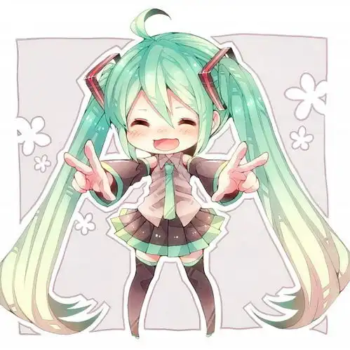求初音好看的qq头像