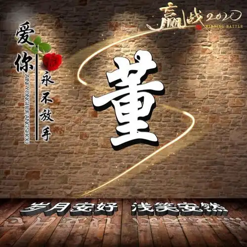 姓氏头像精品玻璃夜光创意头像,一眼心动