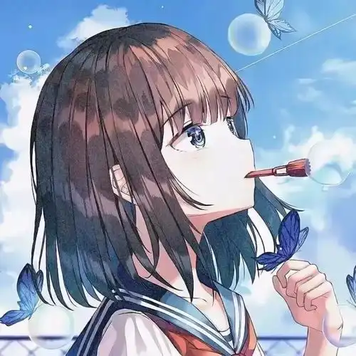 情侣头像我要给你日不落的思念