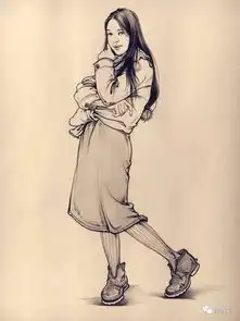 郑华伟用秀气的线条刻画出生动的人物