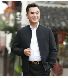 春装夹克外套男春秋新款中年40岁50薄男士休闲中老年人爸爸装牌服