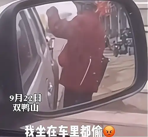 黑龙江双鸭山,司机车内休息,大妈伸手偷东西被发现,回应雷人