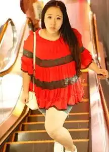 最美女胖子走红网络引围观女星也有爆肥时图