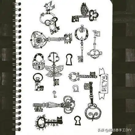 100多种简笔画,简单又漂亮的手帐简笔画,够画一阵子的啦